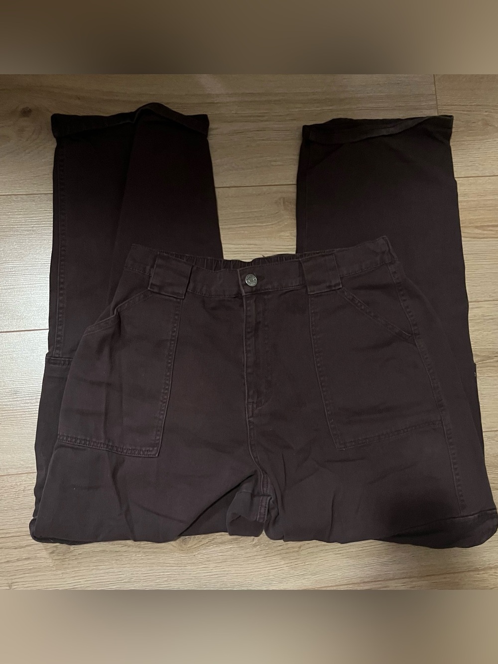 Garage dark brown cargo pants
